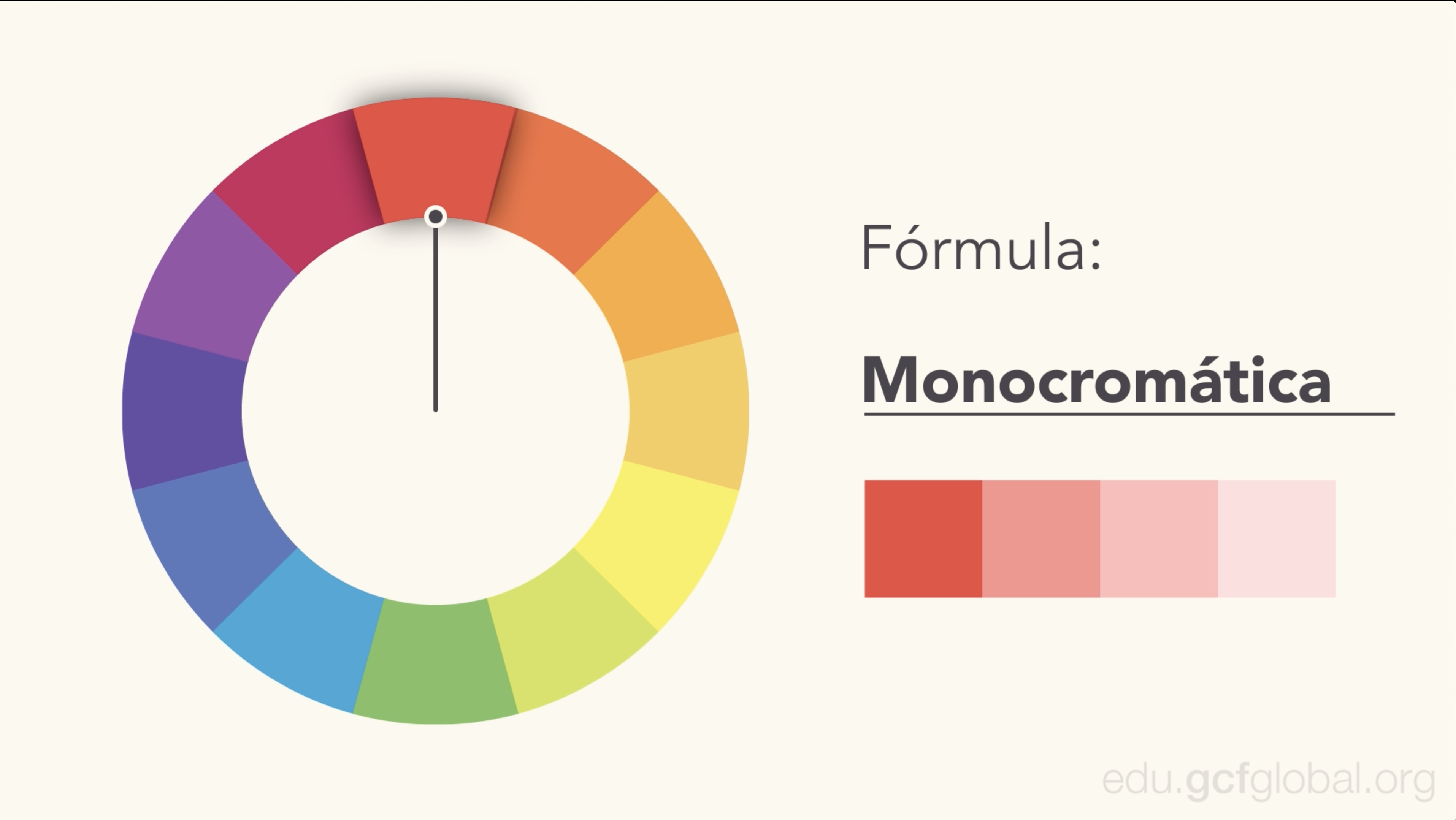 paleta monocromática